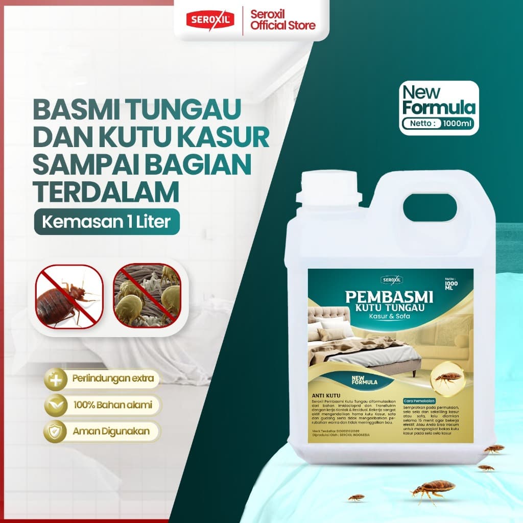 Seroxil Pembasmi Anti Tungau Kutu Kasur Kutu Busuk Tumila 1 Liter
