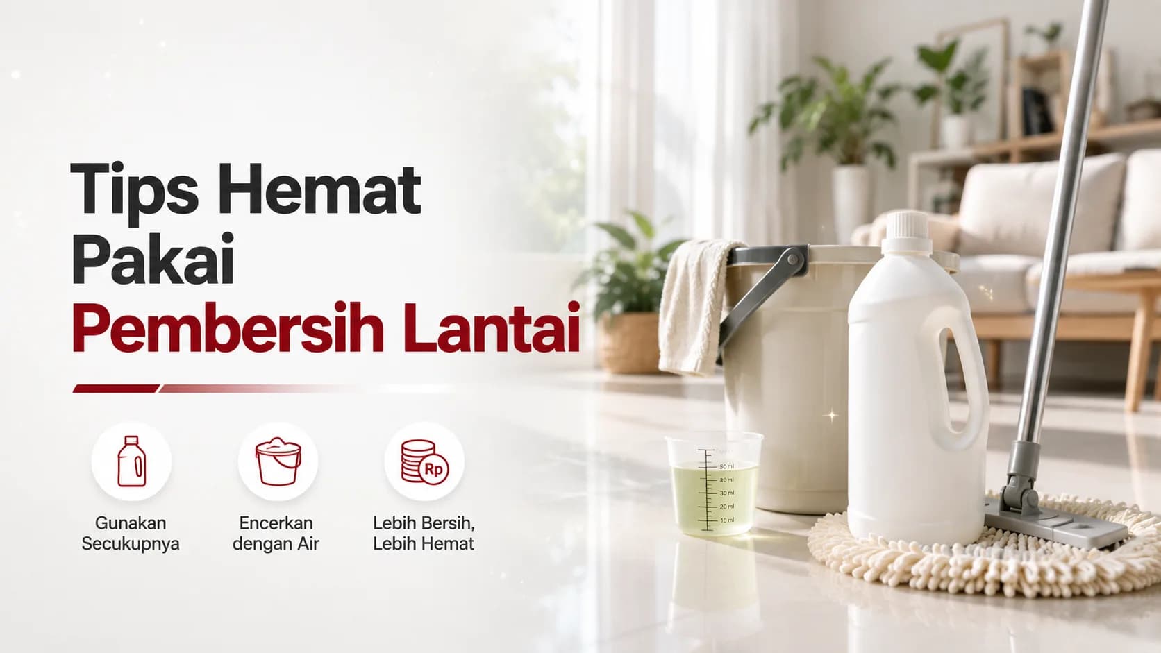 Takaran Pembersih Lantai 1 Liter: Panduan Hemat untuk Rumah