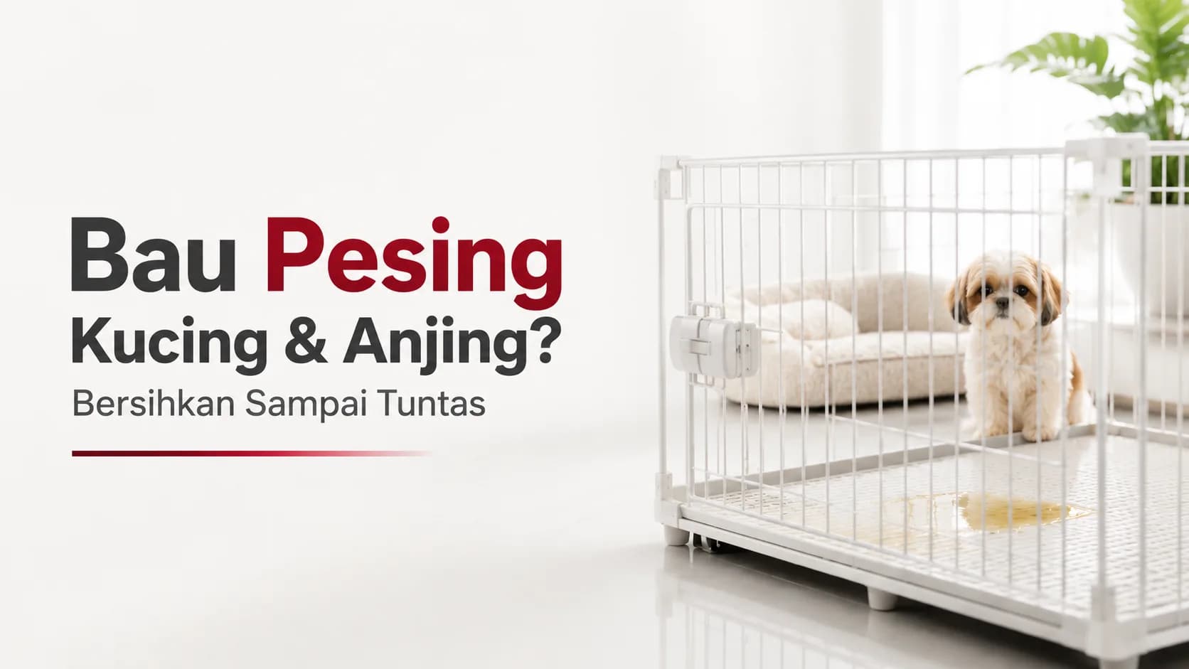 Bau Pesing Kandang Kucing dan Anjing? Cara Membersihkannya sampai Tuntas