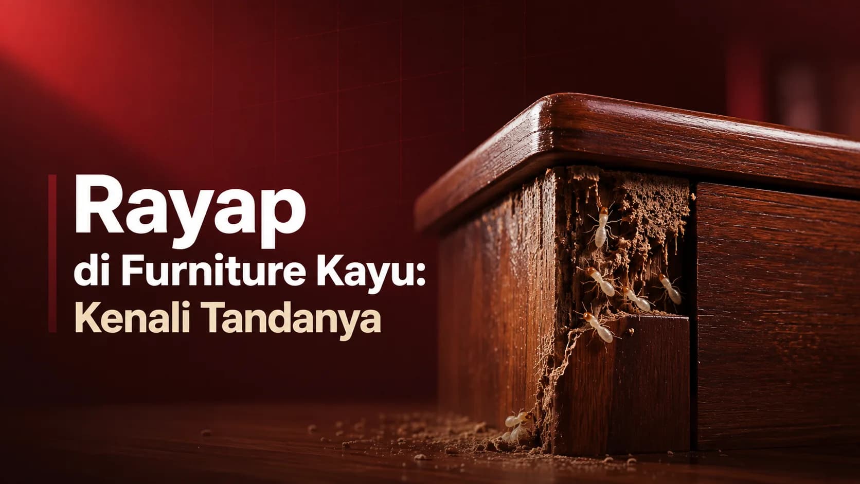 Rayap di Furniture Kayu: Kenali Tanda dan Cara Menanganinya